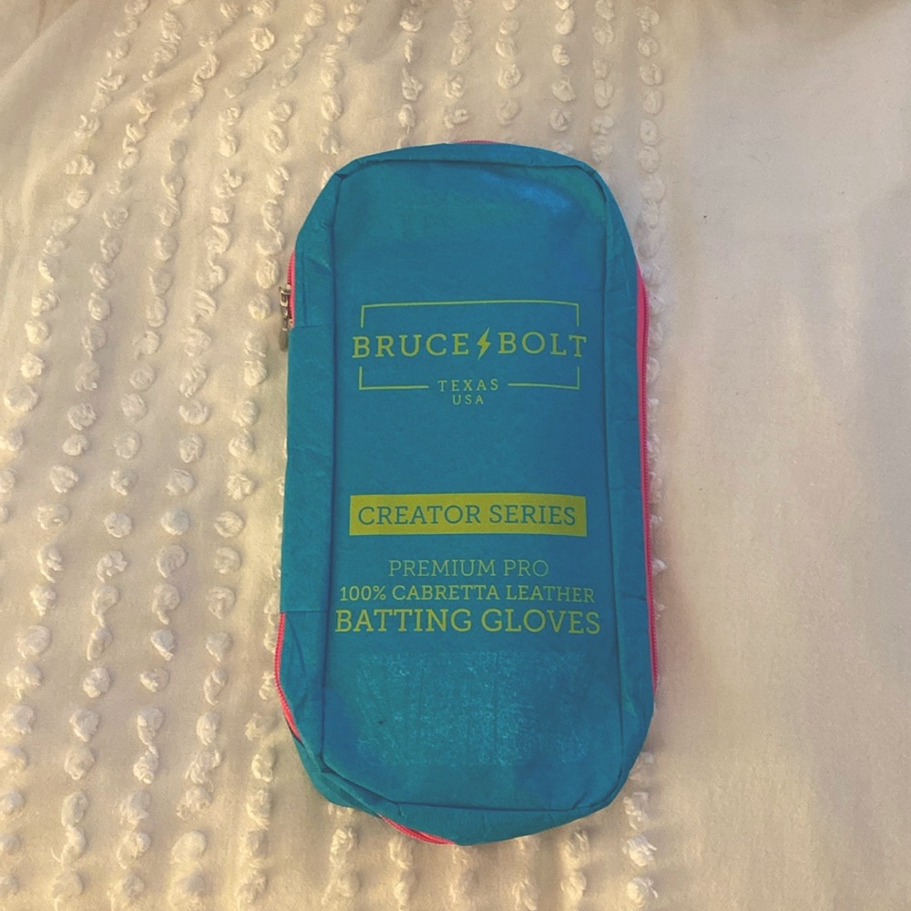 Bruce bolt batting gloves NWOT